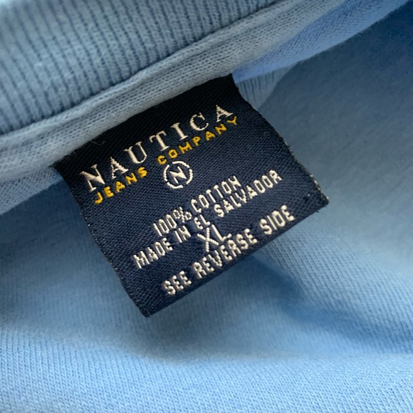 Nautica Long Sleeve T-Shirt vintage baby blue - Picture 4 of 4